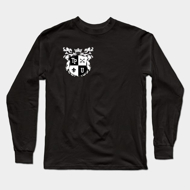 Thorne Point University Crest Darks Long Sleeve T-Shirt by Veronica Eden Author